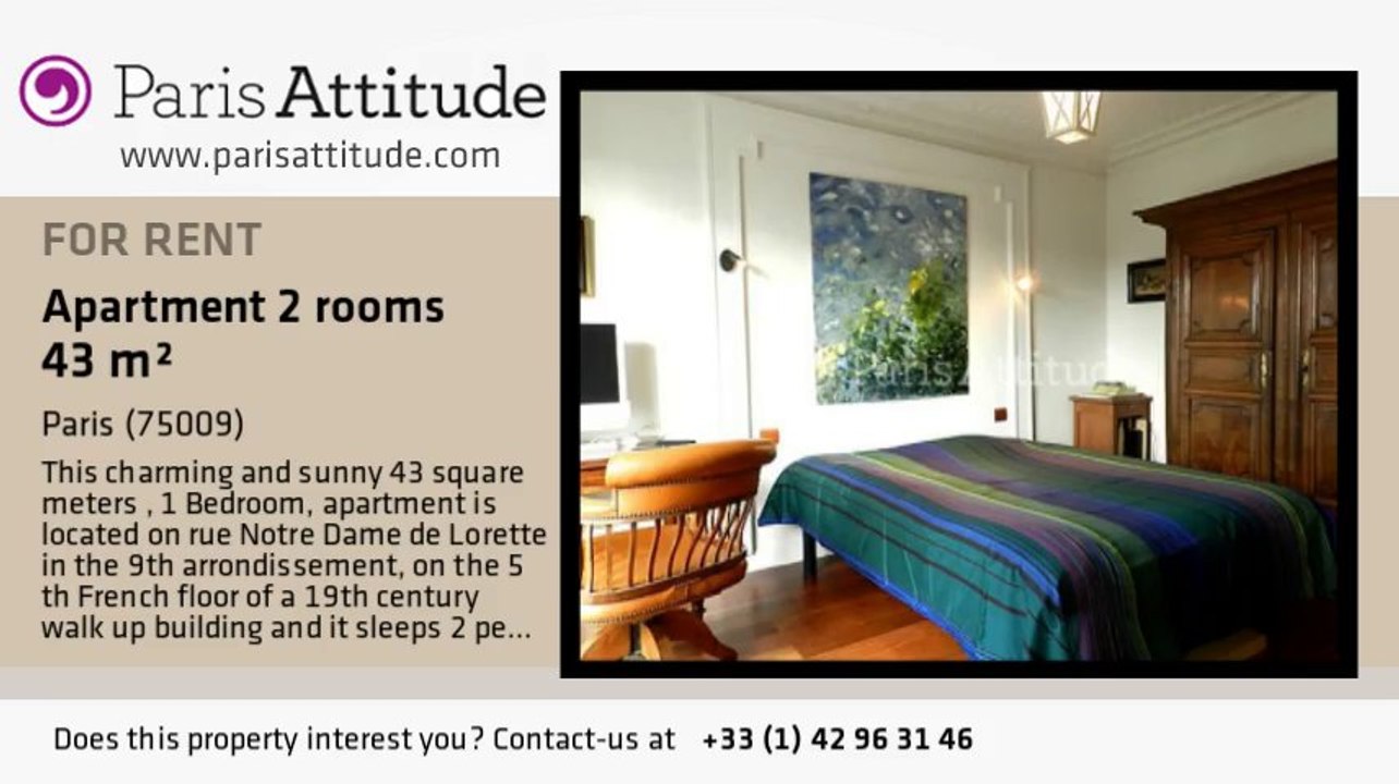 1 Bedroom Apartment for rent - Moulin Rouge/Pig...