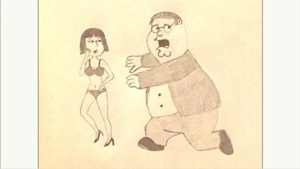 artwork "Simpsons and Family Guy"