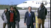 Kidnapped French hostages return home from Niger