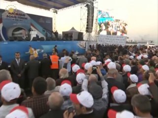 Marmaray’ın Açılış Törenine Konuşma Yaptı