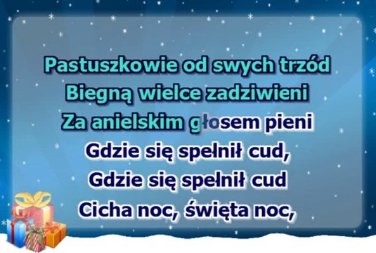 Kolęda - Cicha noc - wersja chóralna