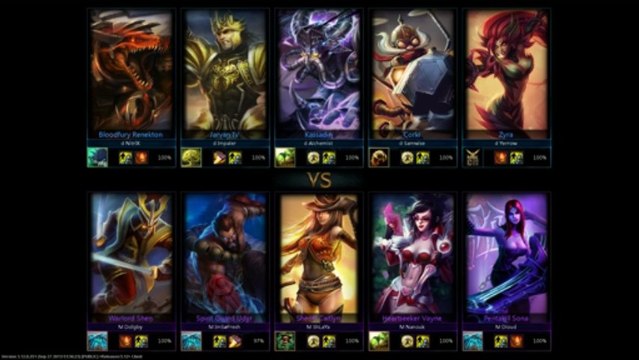 Riot Turquie Demi Finale - Millenium vs Dignitas EU Game 1