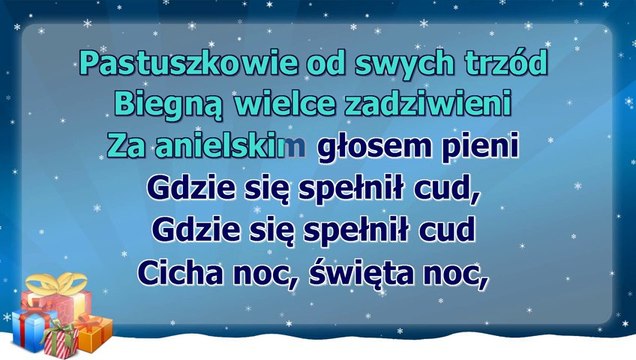 Kolęda - Cicha noc - wersja skrzypcowa - wolno - z linią melodyczną