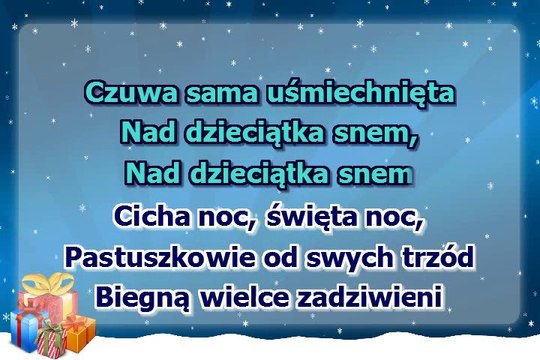 Kolęda - Cicha noc - wersja szybsza