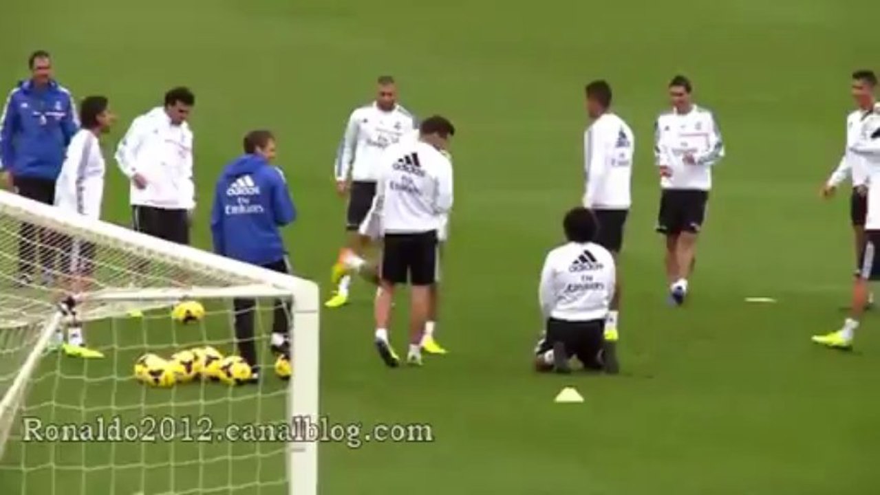 Real madrid workout Cristiano Ronaldo Ramos Modric Di Maria