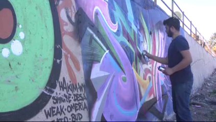 Oyundan etkilendi, graffiti santçısı oldu
