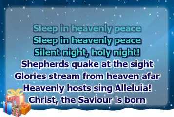 Christmas carol - Silent Night - fast