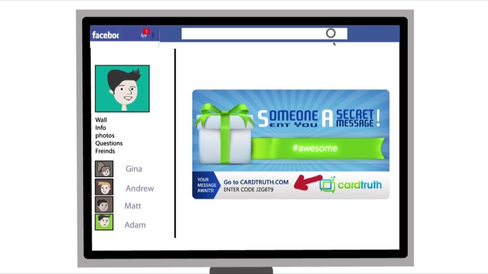 ⁣Free Video Messaging and Social Gifting - Cardtruth