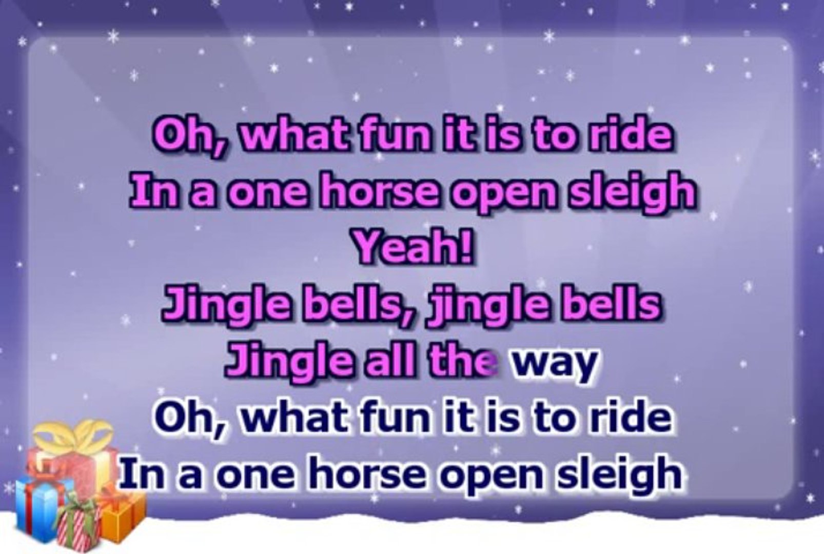 Jingle Bells 1 Hour Christmas Song with Lyrics 🎅 