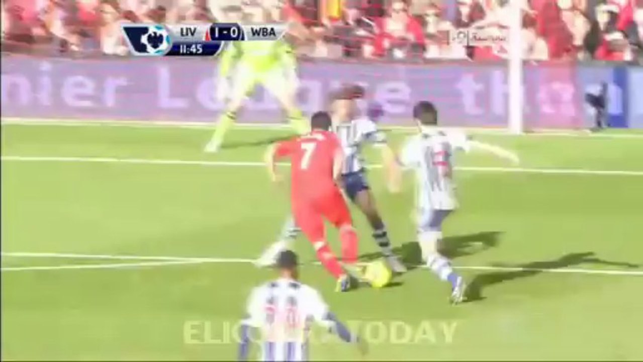 Liverpool 1 - 0 West Bromwich Albion  - Suarez