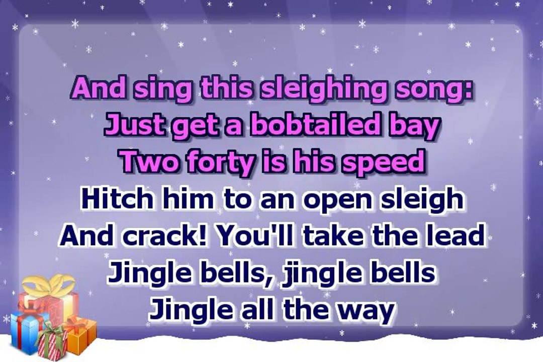 Christmas carol - Jingle bells - with a melody