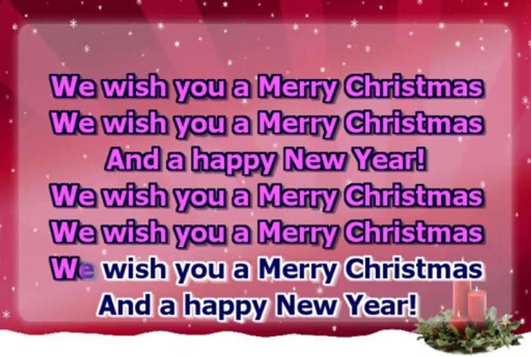 Christmas carol - We wish you a merry christmas - strong guitar version