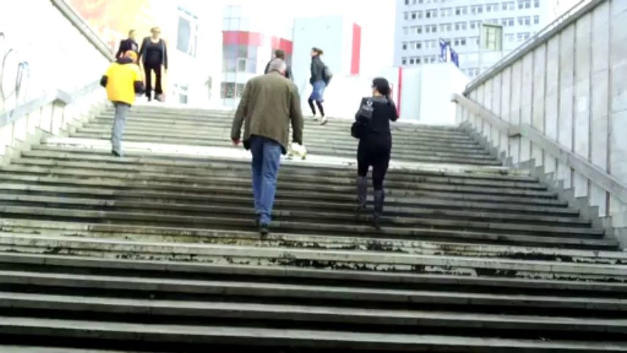 les escaliers