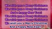 Christmas carol - We wish you a Merry Christmas - melody