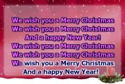 Christmas carol - We wish you a Merry Christmas - melody