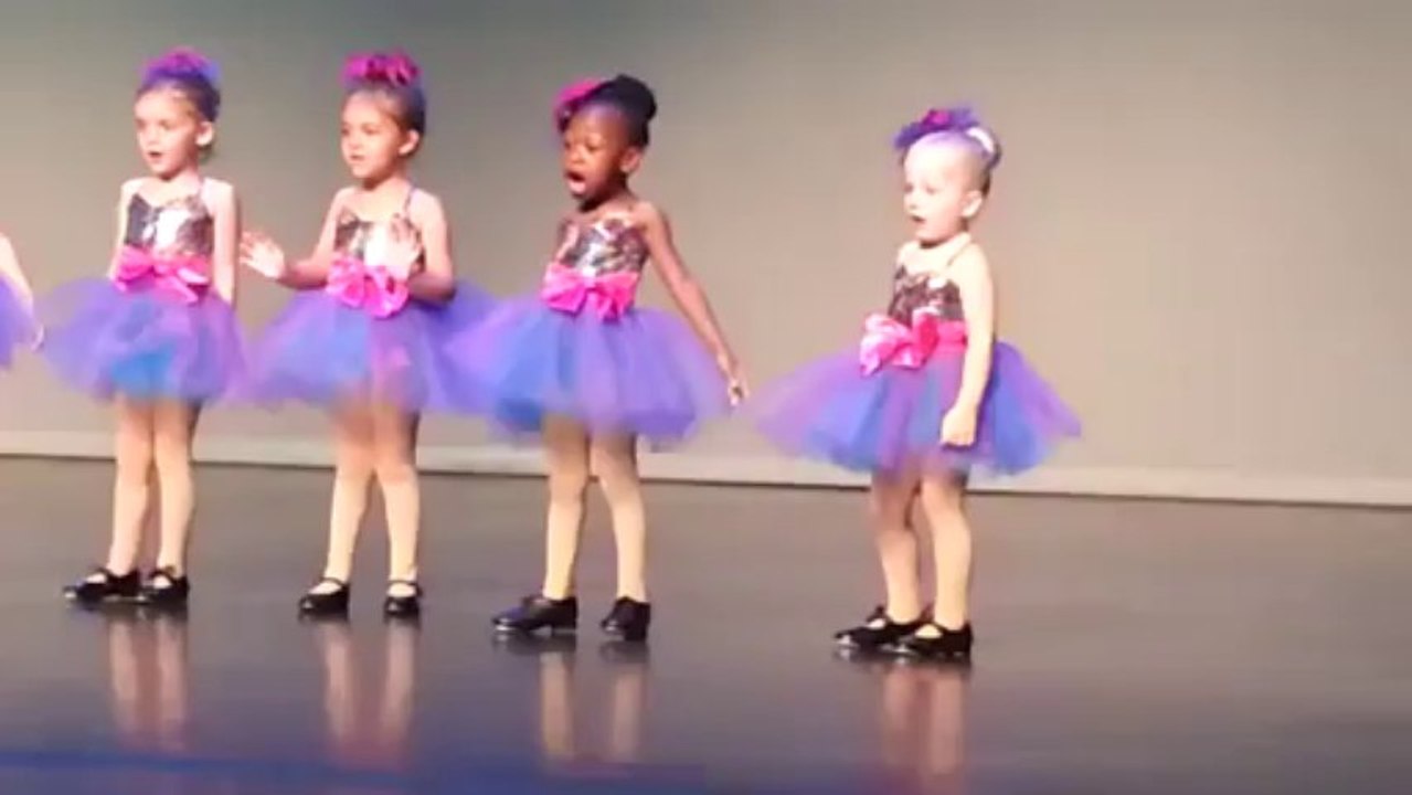 Toddler Tap Dancer Steals The Show