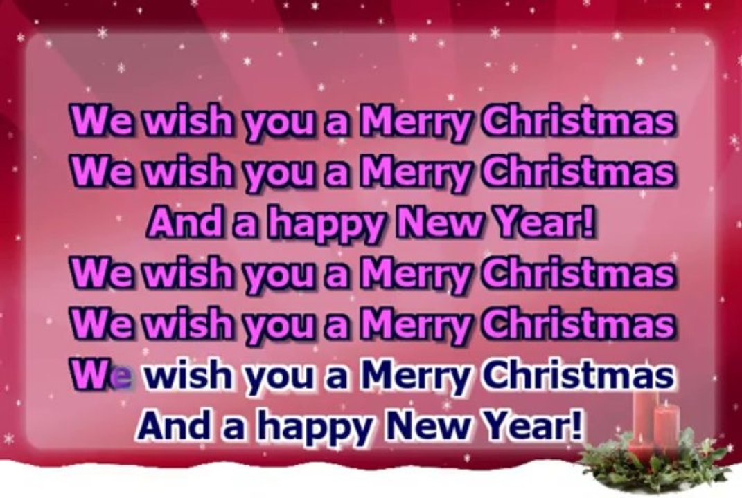 Christmas carol - We wish you a Merry Christmas
