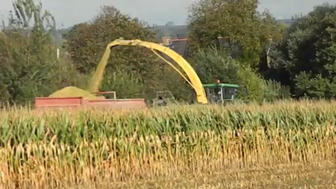 ensilage avec une john deere 7700