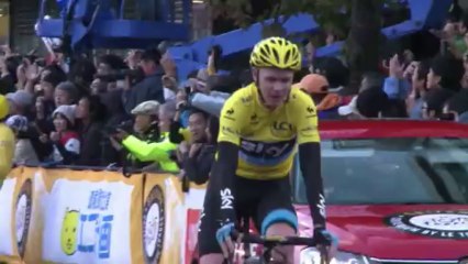 Cyclisme: les coureurs du Tour de France au Japon