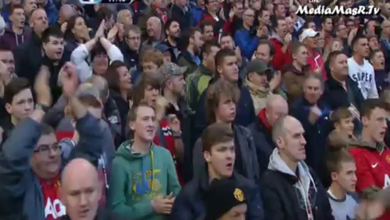 هدف مانشستر يونايتد الثاني في ستوك سيتي - الأسبوع 9 - 26/10/2013