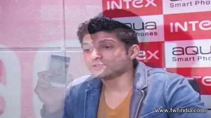 FARHAN AKHTAR LAUNCH INTEX AQUA PHONE