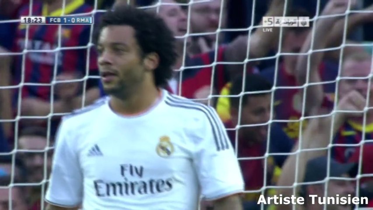 برشلونة - ريال مدريد 1-0 هدف نيمار HD