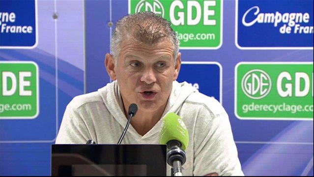 Conférence de presse SM Caen - AS Nancy-Lorraine (1-2) : Patrice GARANDE (SMC) - Pablo CORREA (ASNL) - 2013/2014