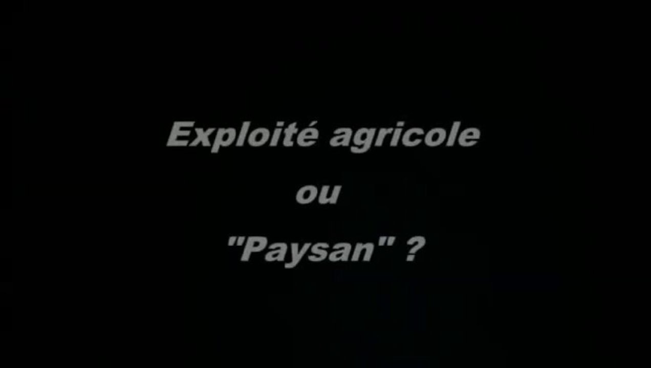 Le 21ème siècle sera Paysans ou ne seras pas- Lionel Barbot