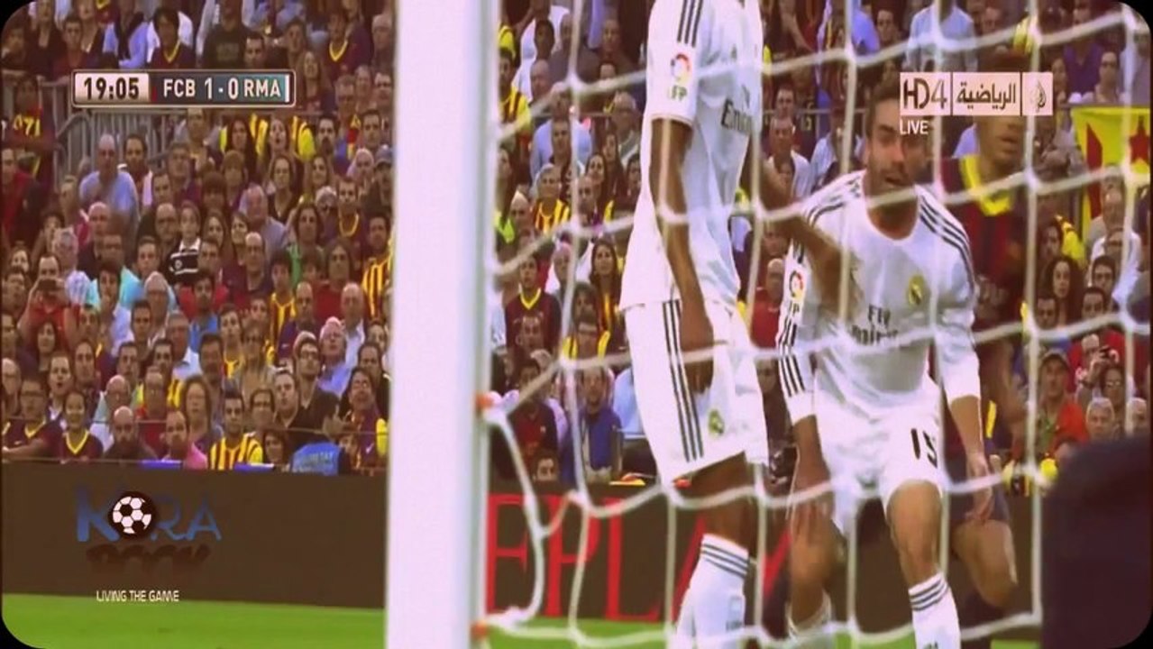 Neymar First Gol in El Clásico vs Real Madrid || Barcelona 2-1 Real Madrid || LigaBBVA 26/10/2013 ||