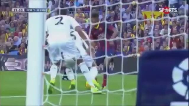 Neymar Goal Barcelona 1-0 Real madird El classico la liga 26/10/2013 HD