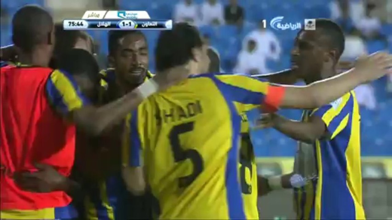 هدف التعاون الاول من بول ايفولو في الهلال - التعاون 1-2 الهلال HD