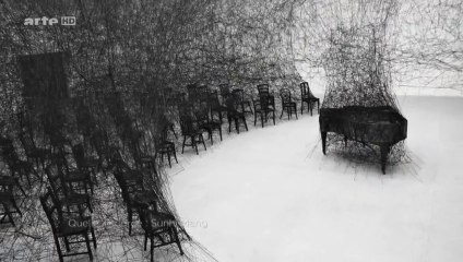 Chiharu Shiota dans l'émission Métropolis du 26 octobre 2013