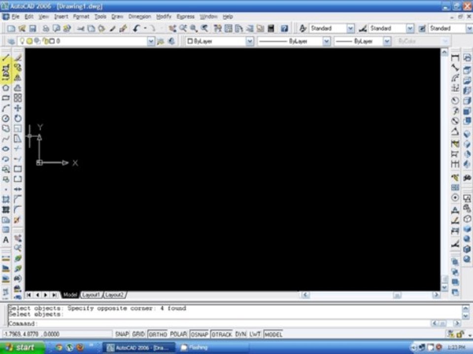 Autodesk - Auto CAD 2006/2008 - Tool - Line Command ( L ) - Urdu / Hindi 