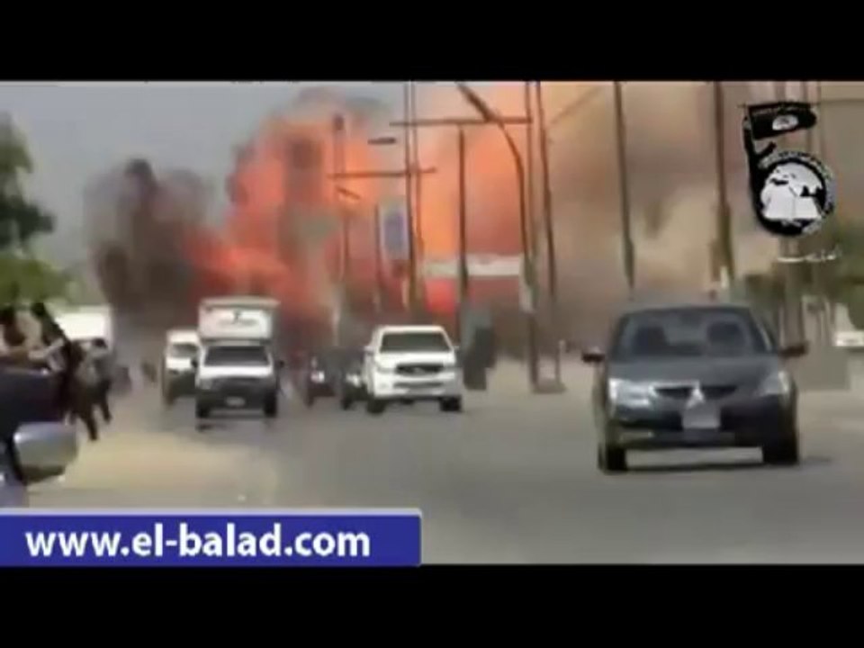 لحظة قيام أنصار بيت المقدس بتفجير موكب‬