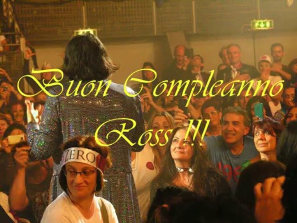 27 OTTOBRE 2013 Compleanno Ross.