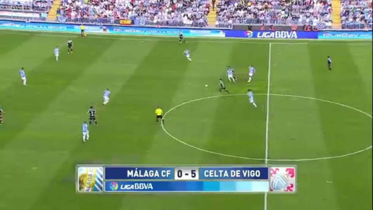 Málaga 0 Celta Vigo 5