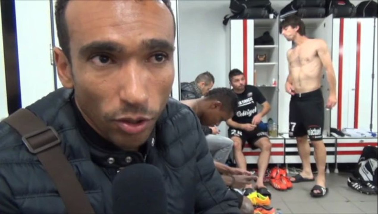 L'interview d'Eduardo après l'hommage rendu par les supporters guingampais