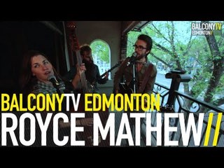 ROYCE MATHEW - FORGIVE FORGET AND LOVE (BalconyTV)