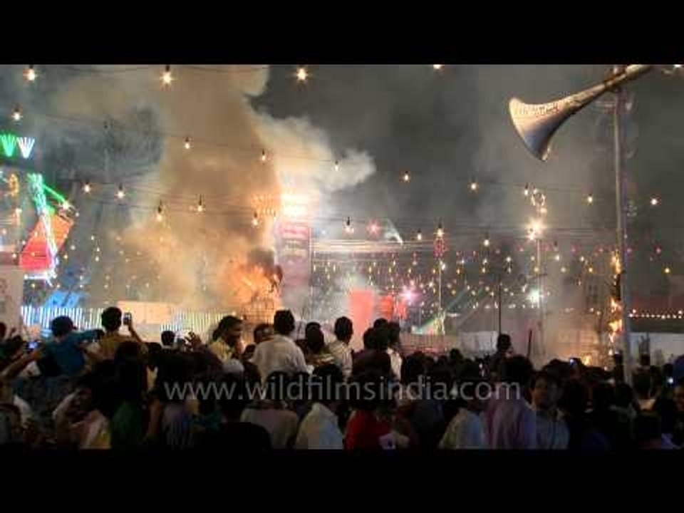 Raavan Dahan at Lal Quila by Lav Kush Ramlila Committee