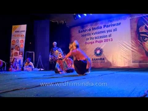Human Puppet Show - Durga Puja Celebrations at CR Park in Delhi