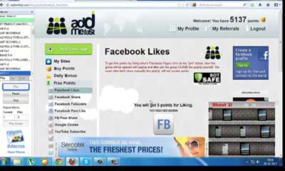 ▶ Addmefast point hack-100% working october 20th 2013 testesd - YouTube [240p]