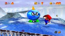 Super Mario 64 - Chez le Roi des Neiges - Etoile 2 : Combattez le gros moche givré