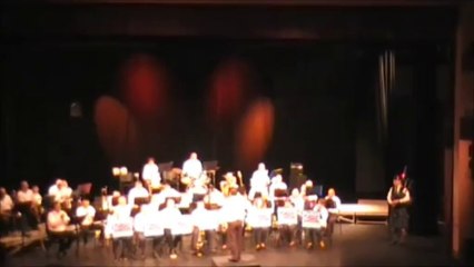 amazing grace union musicale St Maixentaise avec Ronan à la cornemuse