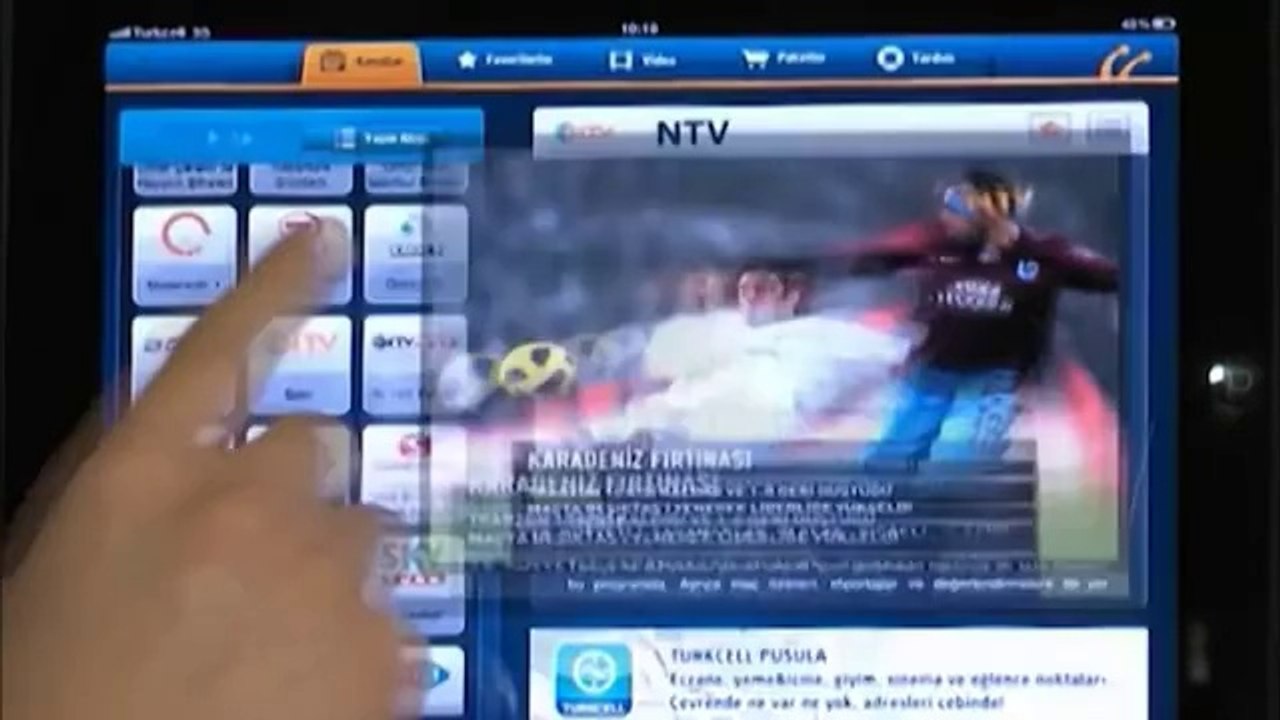 Turkcell Mobil TV ile iPad Televizyon Oldu