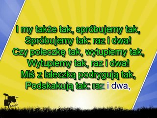 Dla dzieci - Miś z laleczką - wersja 2 - z linią melodyczną