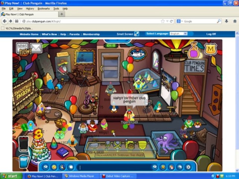 Club penguin birthday song with tiger91249