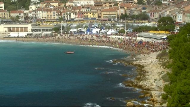 L'ambiance de fin de course au Marseille Cassis 2013