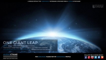 Positive Pop Rock "One Giant Leap" - Royalty-Free