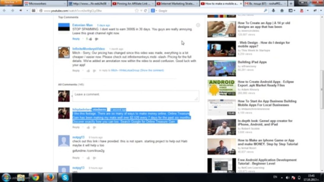 Как се прави тази задача - Youtube Comment x3