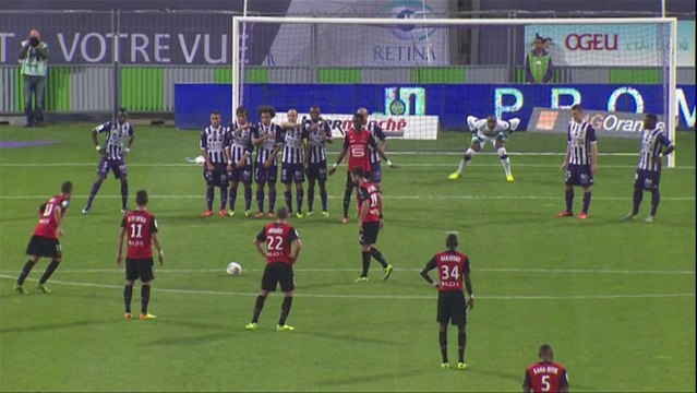 But Foued KADIR (45ème) - Toulouse FC - Stade Rennais FC (0-5) - 2013/2014